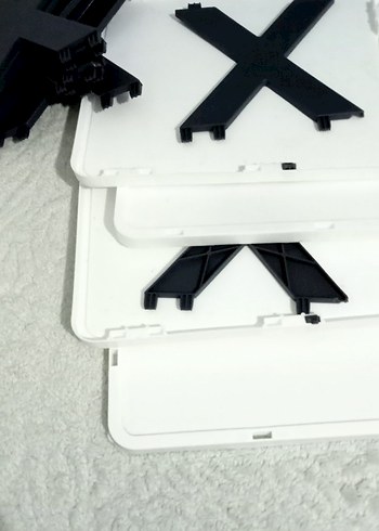 Beyaz Gri  Raf Organizer - Görsel 5