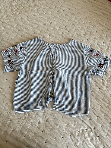 Zara Otantik Keten Bluz