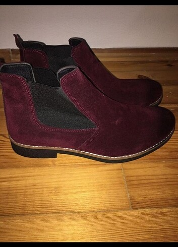 Bordo 44 Numara Süet Erkek Bot 