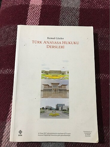 Kemal Gözler- Türk Anayasa Hukuku Dersleri