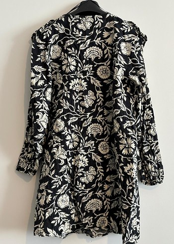 Zara çiçekli elbise - Görsel 4