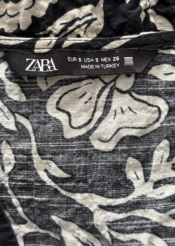 Zara çiçekli elbise - Görsel 5