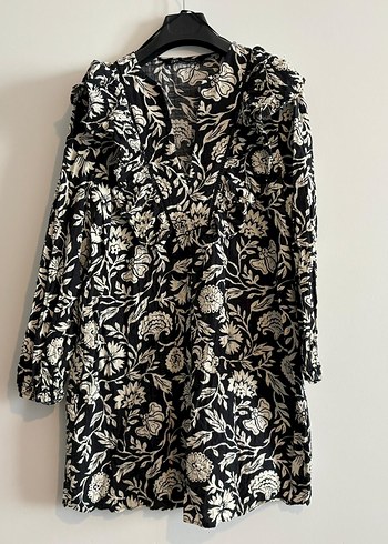 Zara çiçekli elbise - Görsel 3