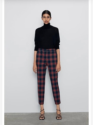 Zara Zara ekose desen pantolon