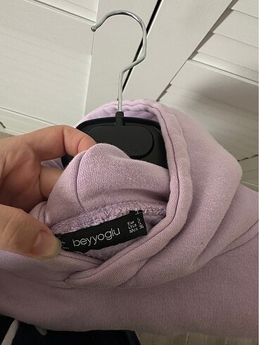 Beyoğlu Butik Beyyoglu lila crop sweatshirt