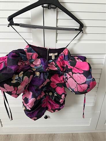 H&m çiçekli bluz