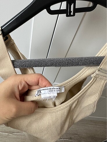 Zara Zara askılı fitilli bluz