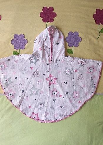 Kız Bebek Müslin Bornoz