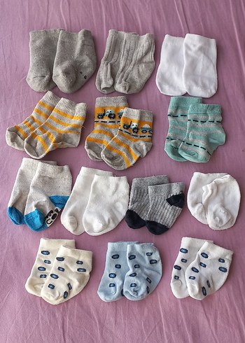 17 Çift Erkek Bebek Çorabı - Görsel 5