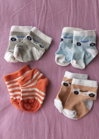 17 Çift Erkek Bebek Çorabı - Görsel 2