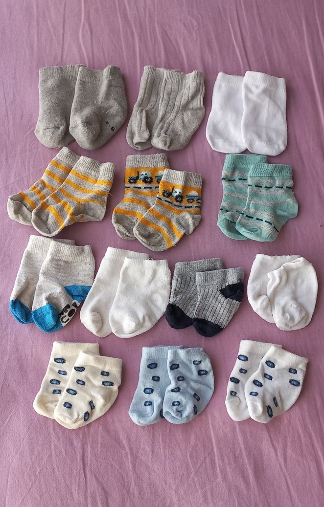 17 Çift Erkek Bebek Çorabı - Görsel 5