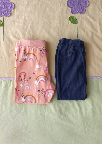 4 Yaş Kız Çocuk 2li Alt Giyimler - Görsel 3