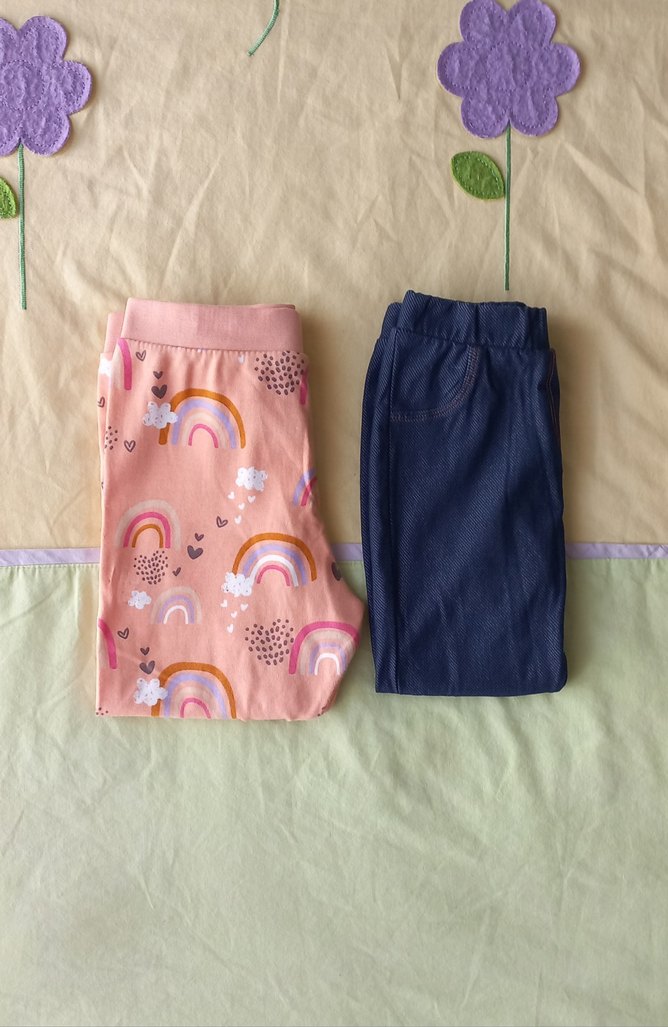 4 Yaş Kız Çocuk 2li Alt Giyimler - Görsel 3