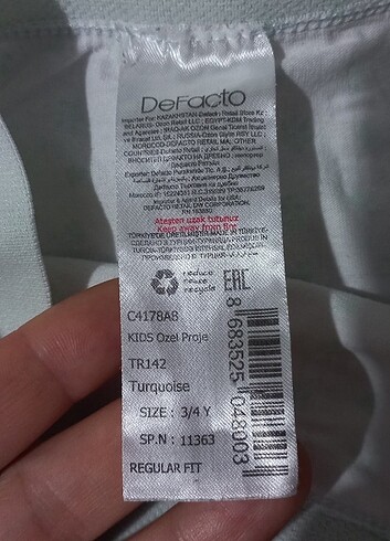 Defacto marka 2li kız çocuk boxer - Görsel 4