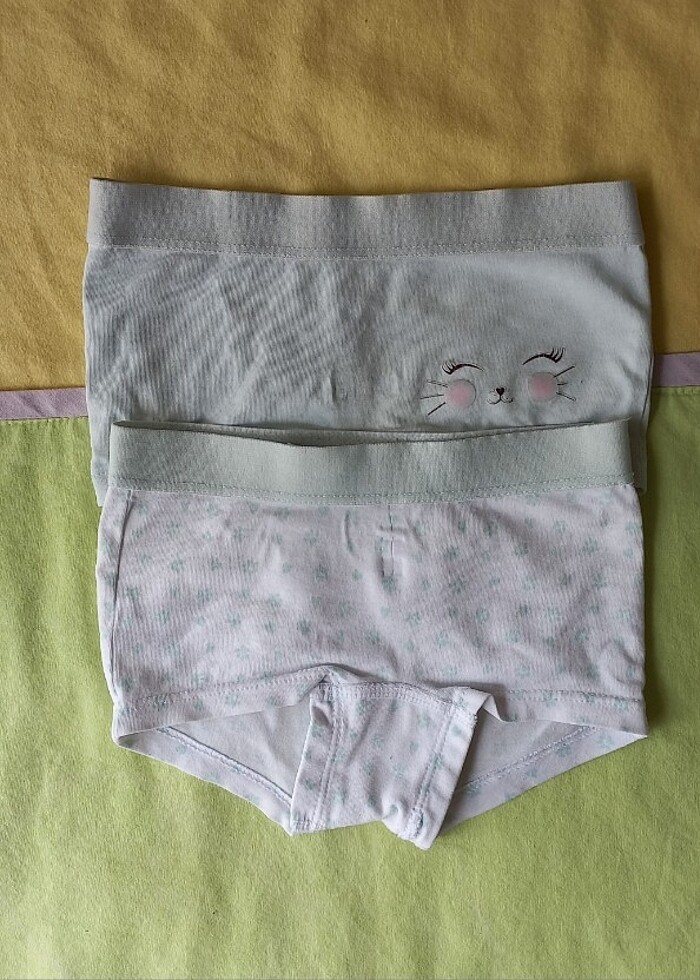 Defacto marka 2li kız çocuk boxer - Görsel 2