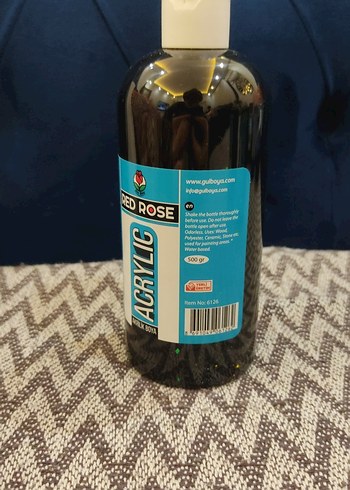 Red Rose siyah Akrilik Boya Seti - Görsel 3