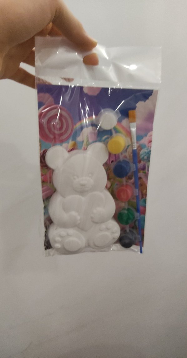 Beyaz Ayı Şeklinde Boyama hobi seti - Görsel 2