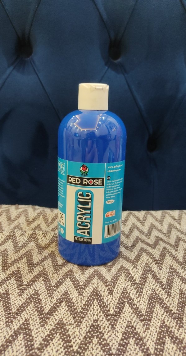 Red Rose Mavi Akrilik Boya - Görsel 2