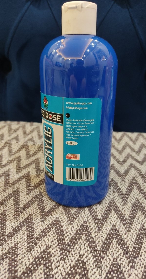 Red Rose Mavi Akrilik Boya - Görsel 3