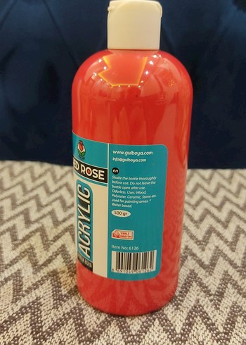 Red Rose Akrilik Boya - Görsel 3