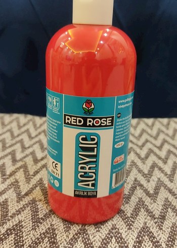 Red Rose Akrilik Boya - Görsel 2