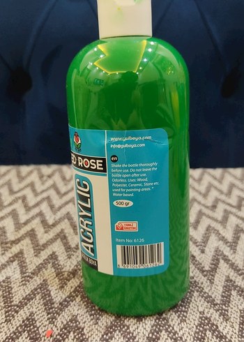 Red Rose Yeşil Akrilik Boya - Görsel 3