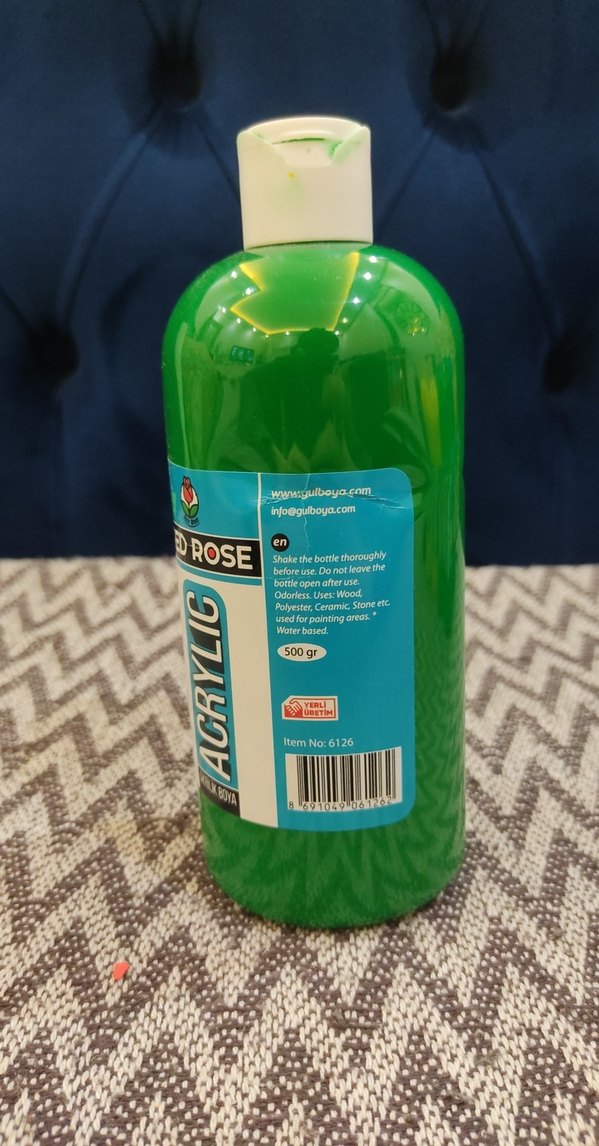 Red Rose Yeşil Akrilik Boya - Görsel 3
