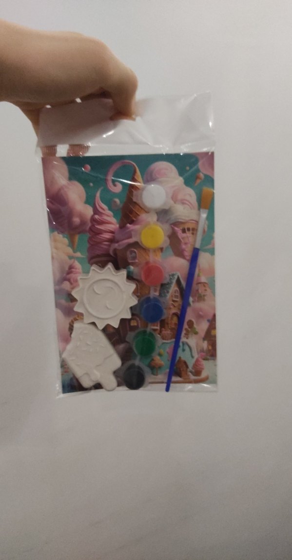 çocuklar için taş boyama hobi seti dondurma temalı - Görsel 5