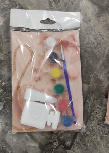 taş boyama hobi seti kozmetik model - Görsel 2