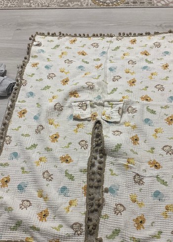 Nakışlı Pastel Renkli Bebek Uyku Minderi - Görsel 2