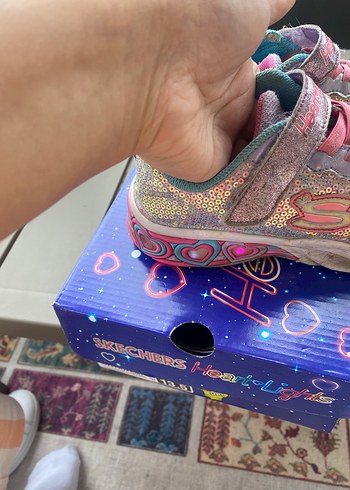 Kız Çocuk Renkli Bağcıksız Sneaker - Görsel 4