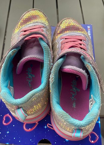 Kız Çocuk Renkli Bağcıksız Sneaker - Görsel 8