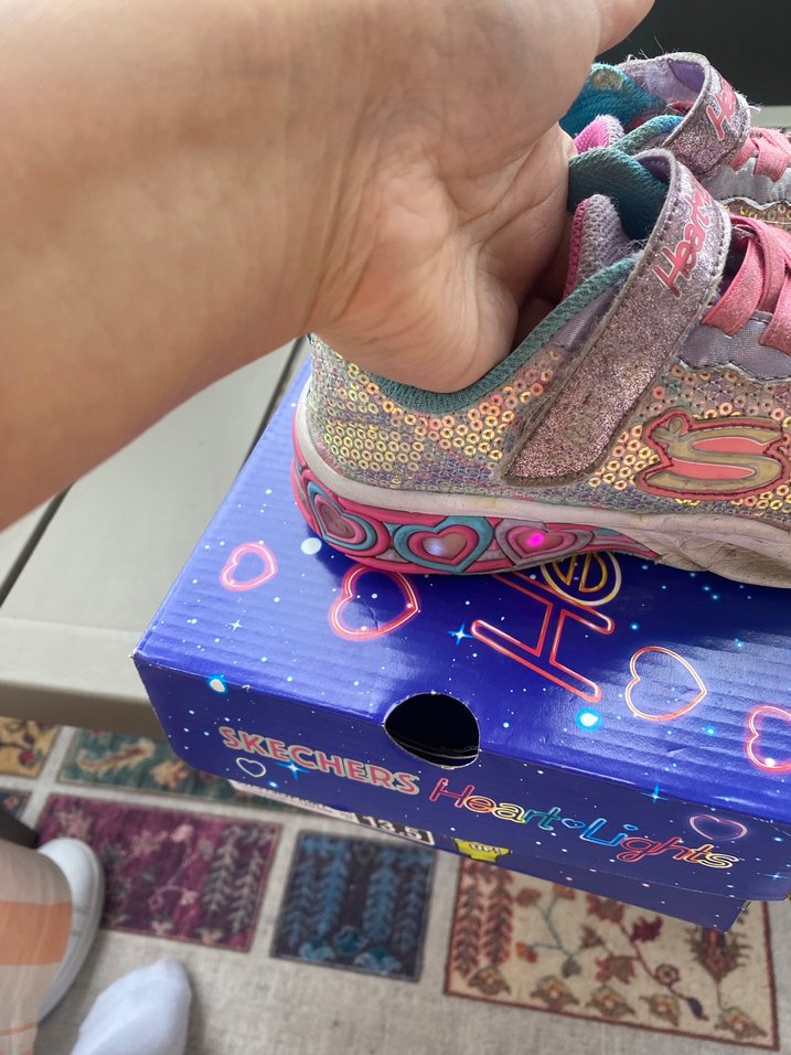 Kız Çocuk Renkli Bağcıksız Sneaker - Görsel 4