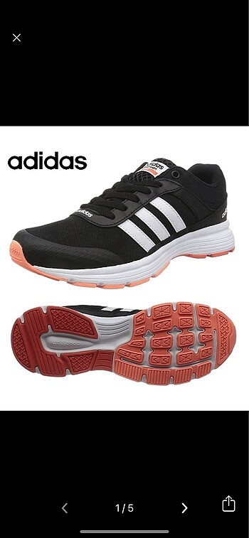 Adidas cloudfoam koşu ve yürüyüş ayakkabısı
