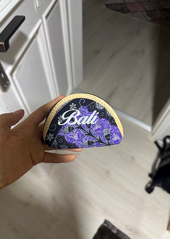 Mor desenli Bohem Kadın Cüzdanı