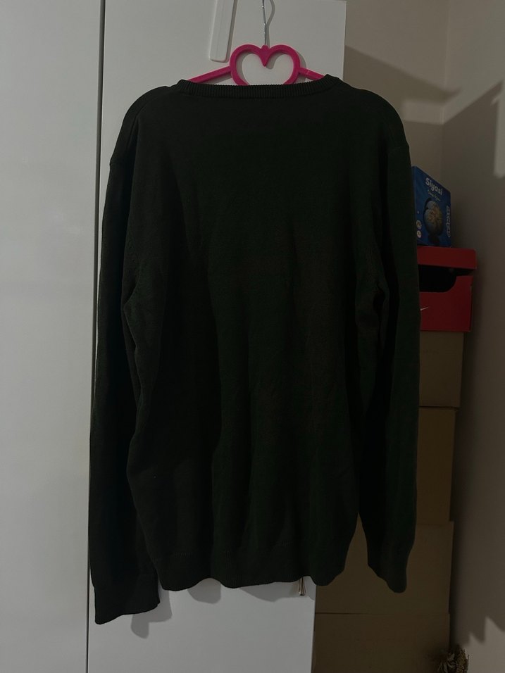 Erkek yeşil kazak - Görsel 3