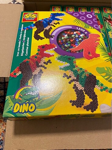 Boncuklardan Dinozor T-Rex yapma