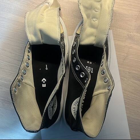 37,5 Beden siyah Renk Orijinal Converse 37.5 (us7) numara