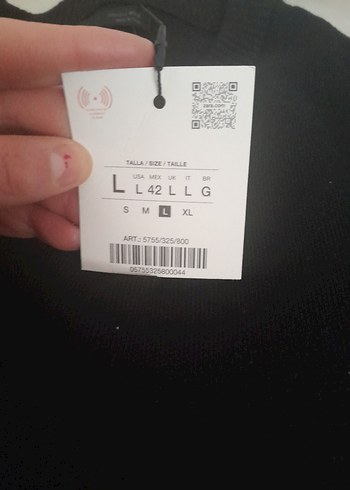 zara l beden erkek kazak - Görsel 8