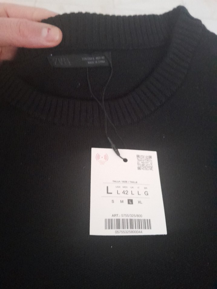 zara l beden erkek kazak - Görsel 2