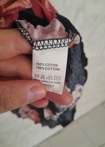 Bohem V Yakalı Uzun Kollu Çiçekli Bluz - Görsel 6