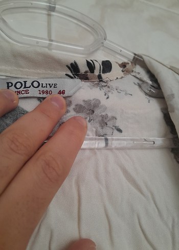 46 Beden ten rengi Renk Uzun Kollu Bohem Desenli gomlek