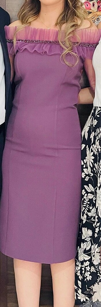 40 Beden mor Renk Mor abaya