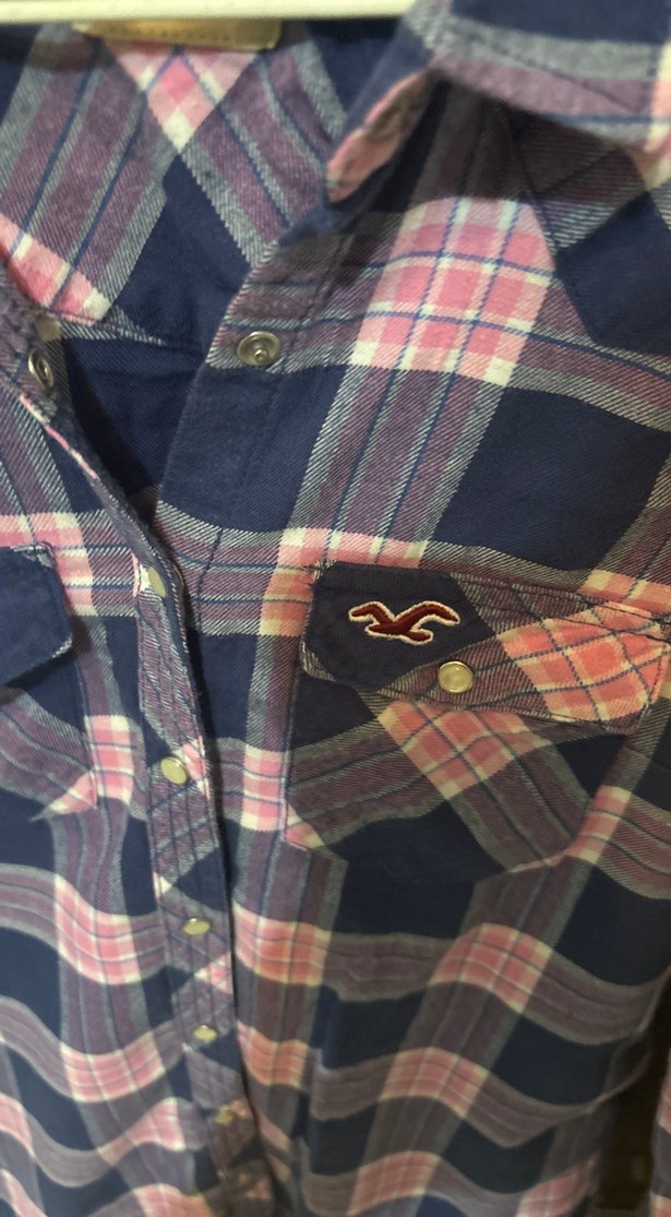 Düğmeli Uzun Kollu Kadın Gömlek - Görsel 2