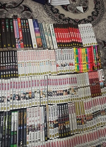  Beden Karışık Çizgi Roman Manga Kitap Lot