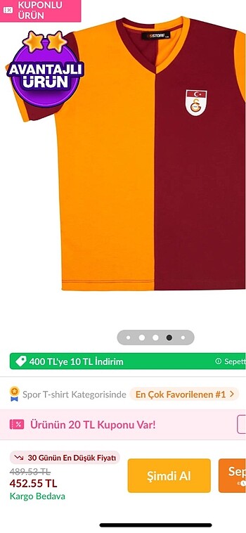 6 Yaş Beden kırmızı Renk Orjinal ha tişört