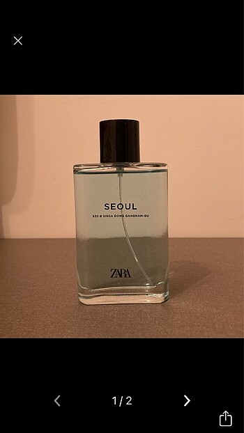 Zara seoul erkek parfüm
