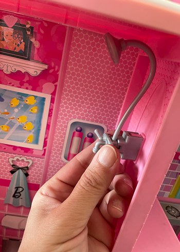 Barbie Portatif İki Katlı Oyun Evi - Görsel 17