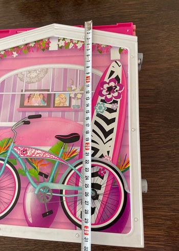 Barbie Portatif İki Katlı Oyun Evi - Görsel 9