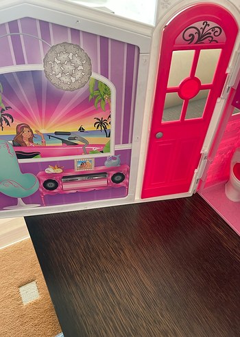 Barbie Portatif İki Katlı Oyun Evi - Görsel 12
